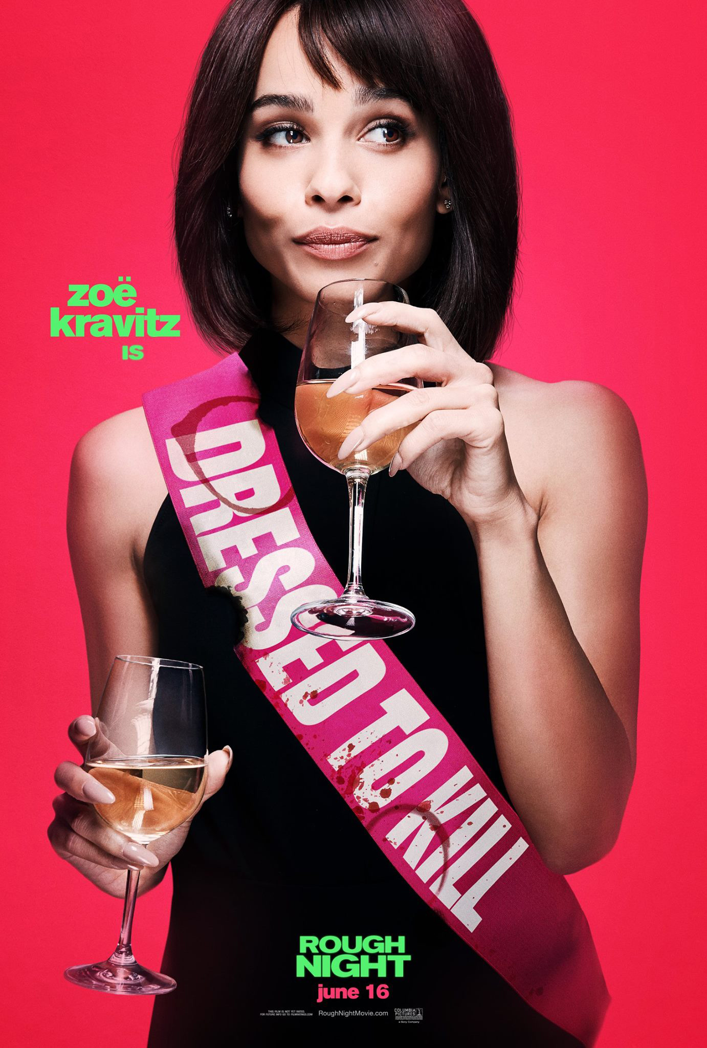 Rought Night - Zoe Kravitz poster