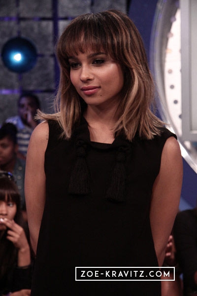 Sexy Zoe Kravitz photos from BET 106th and Park 018
